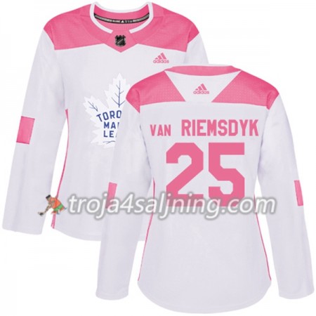 Toronto Maple Leafs tröja James Van Riemsdyk 25 Vit 2017-2018 Adidas Rosa Fashion Authentic - Dame NHL Tröjor Toronto Maple Leafs tröja James Van Riemsdyk 25 Vit 2017-2018 Adidas Rosa Fashion Authentic - Dame NHL Tröjor